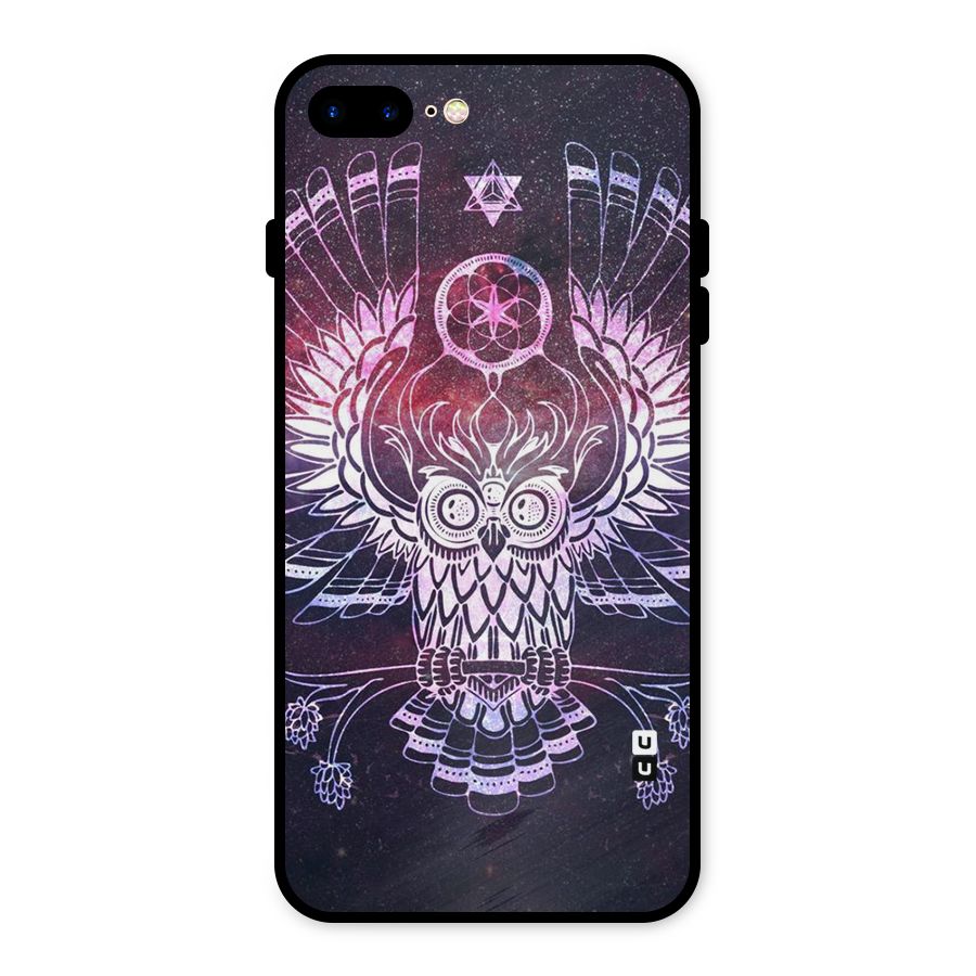 Owl Quirk Swag Metal Back Case for iPhone 8 Plus