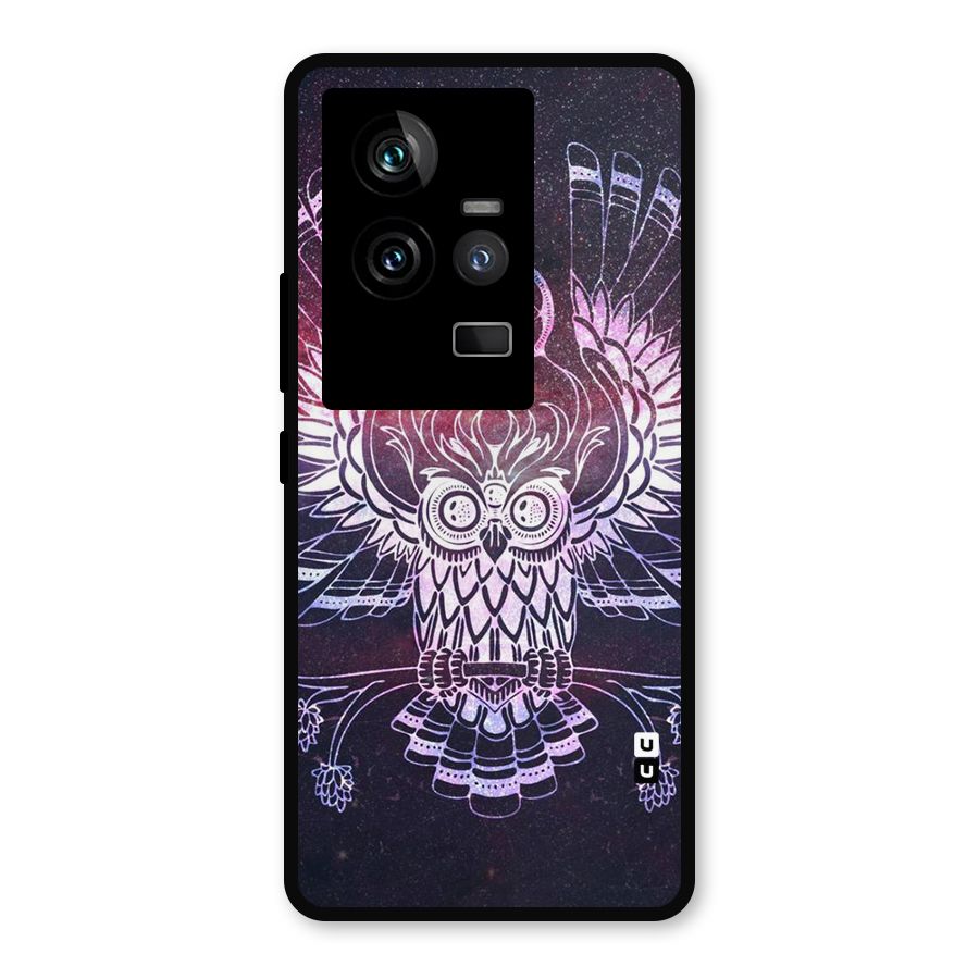 Owl Quirk Swag Metal Back Case for iQOO 11 5G