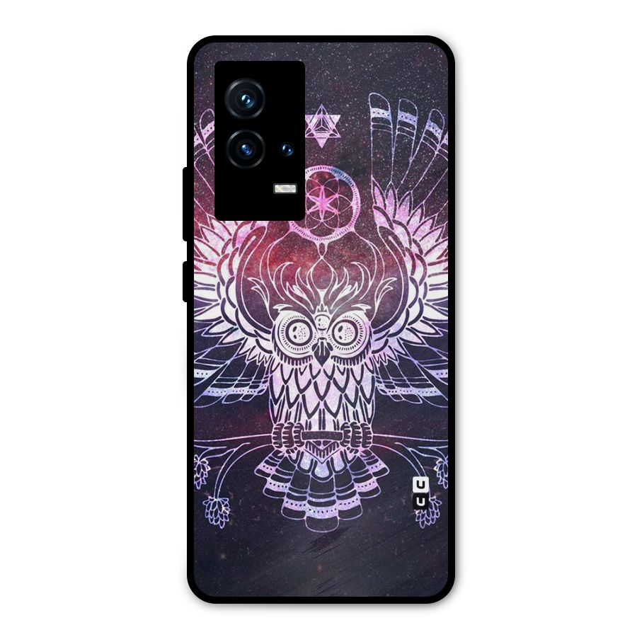 Owl Quirk Swag Metal Back Case for iQOO 9 5G