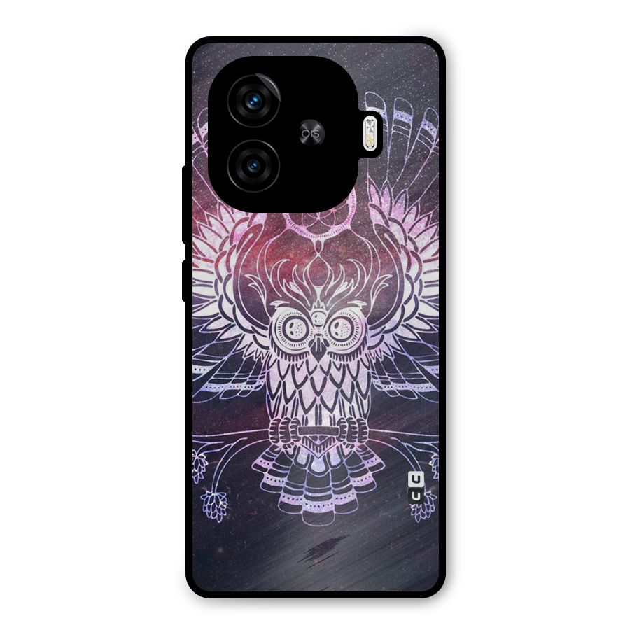 Owl Quirk Swag Metal Back Case for iQOO Neo 10R