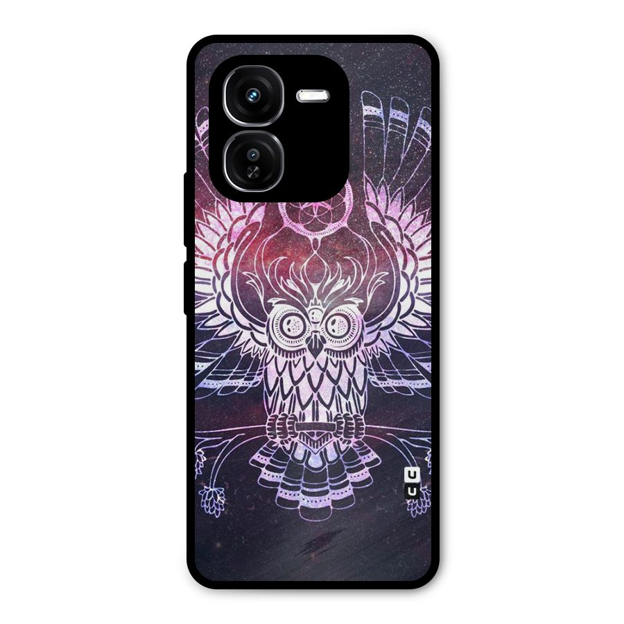 Owl Quirk Swag Metal Back Case for iQOO Z9x