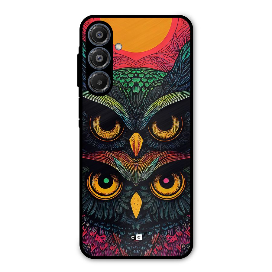 Owl Soul Art Illustration Metal Back Case for Galaxy A16 5G