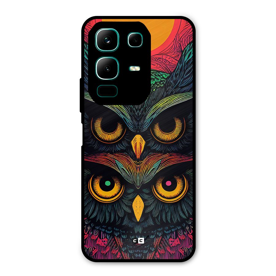 Owl Soul Art Illustration Metal Back Case for Infinix Note 50x
