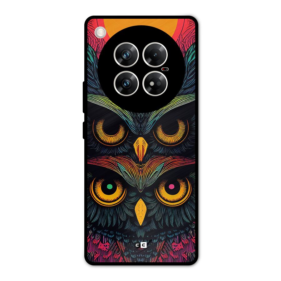 Owl Soul Art Illustration Metal Back Case for Infinix Zero 40 5G