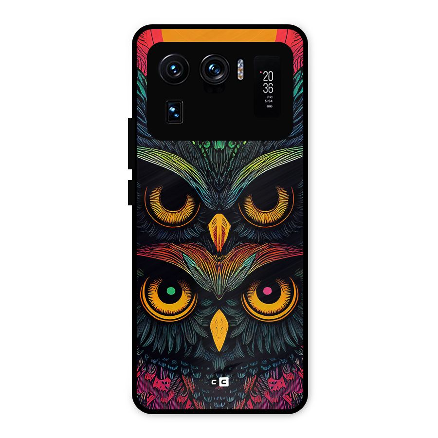 Owl Soul Art Illustration Metal Back Case for Mi 11 Ultra