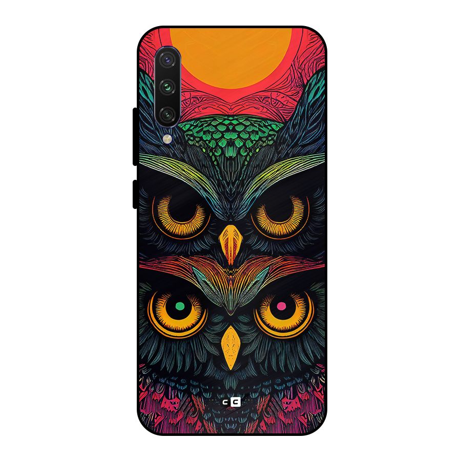 Owl Soul Art Illustration Metal Back Case for Mi A3