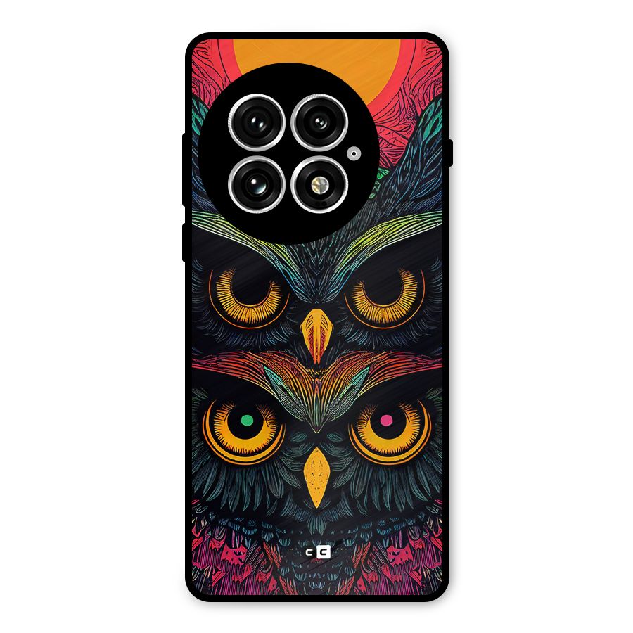 Owl Soul Art Illustration Metal Back Case for OnePlus 13