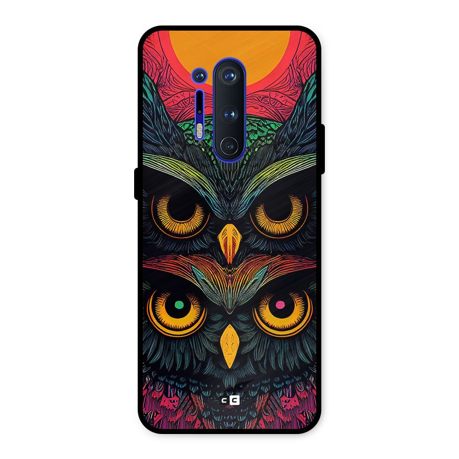 Owl Soul Art Illustration Metal Back Case for OnePlus 8 Pro