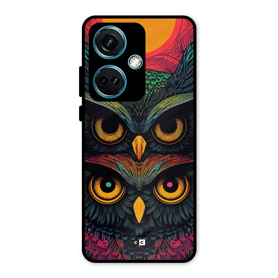 Owl Soul Art Illustration Metal Back Case for OnePlus Nord CE 3 5G