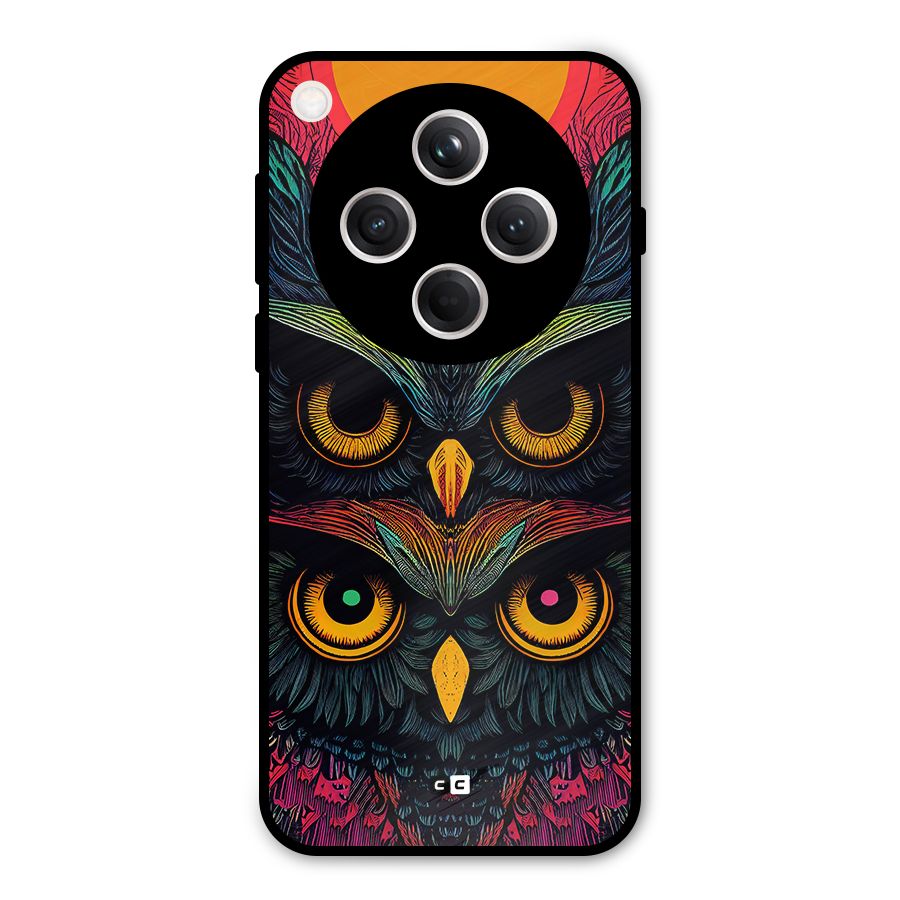 Owl Soul Art Illustration Metal Back Case for Oppo Find X8