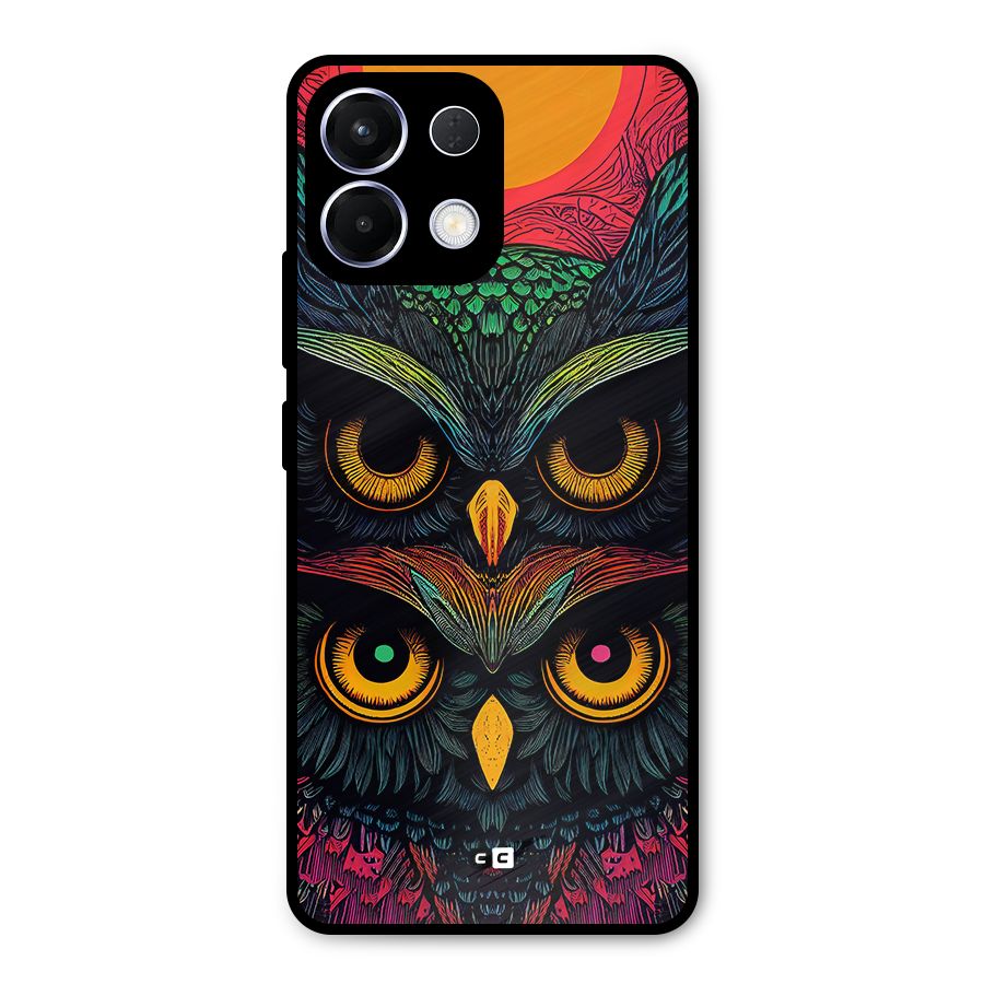 Owl Soul Art Illustration Metal Back Case for Oppo K13