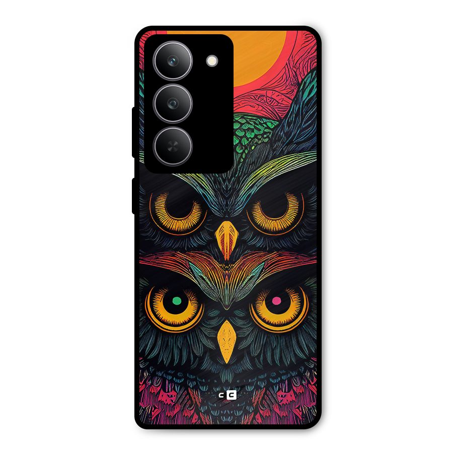 Owl Soul Art Illustration Metal Back Case for Realme 14x
