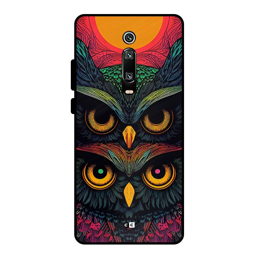 Owl Soul Art Illustration Metal Back Case for Redmi K20 Pro
