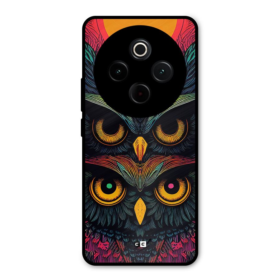 Owl Soul Art Illustration Metal Back Case for Vivo T4