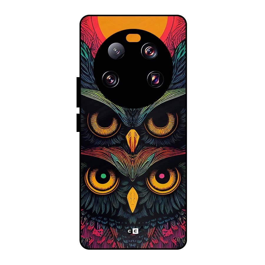 Owl Soul Art Illustration Metal Back Case for Xiaomi 13 Ultra
