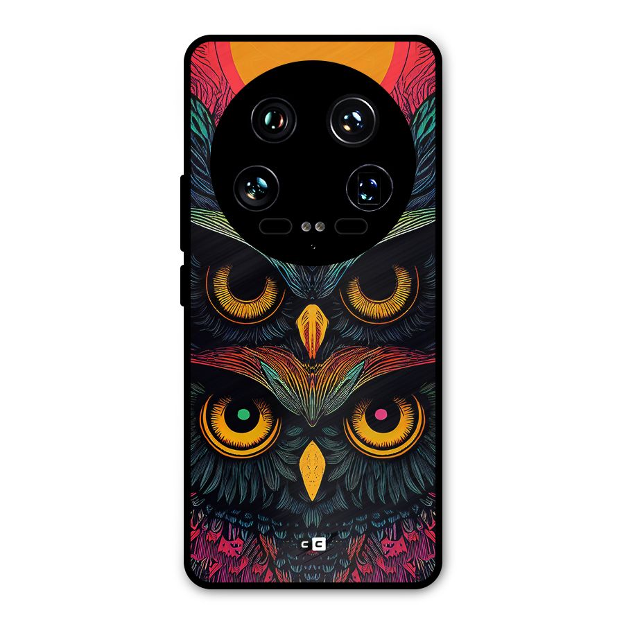 Owl Soul Art Illustration Metal Back Case for Xiaomi 14 Ultra