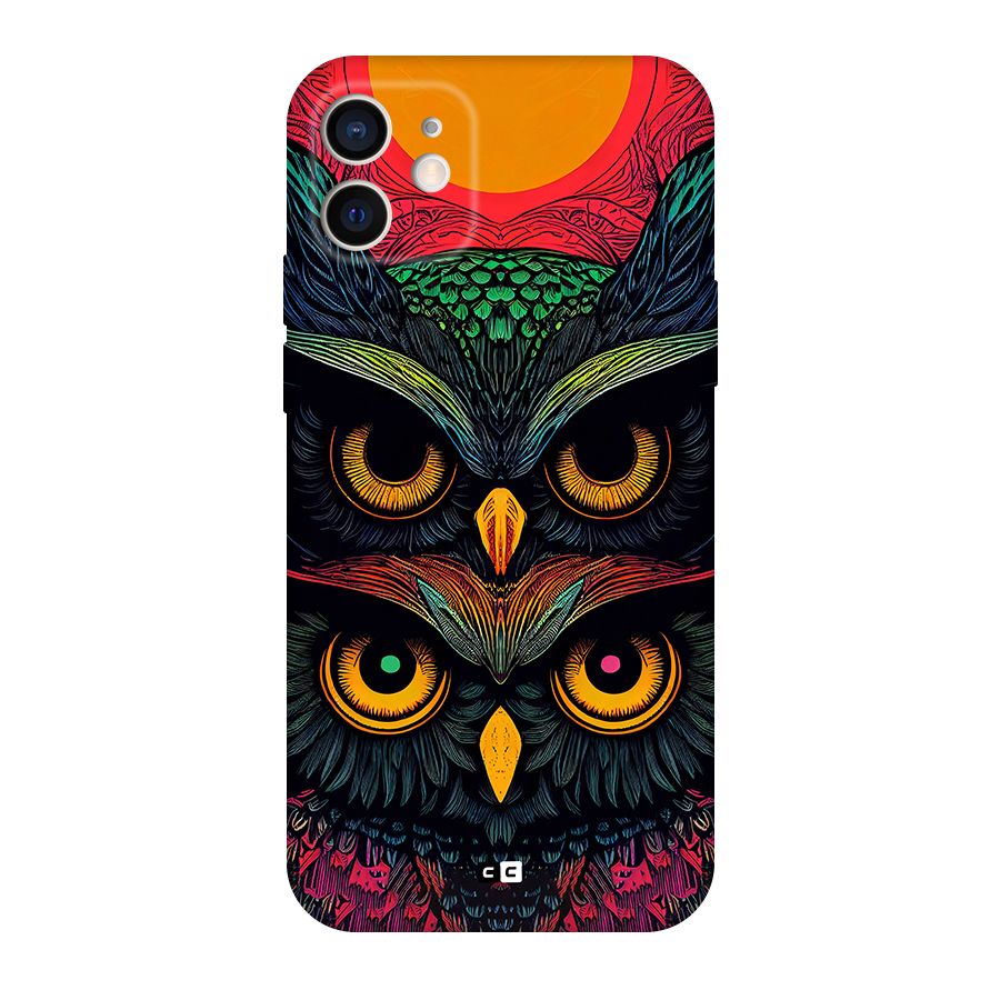 Owl Soul Art Illustration Original Polycarbonate Back Case for iPhone 12