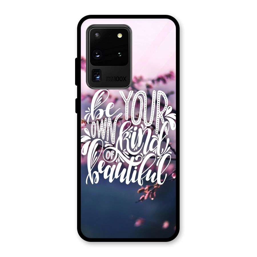 Own Kind of Beautiful Glass Back Case for Galaxy S20 Ultra