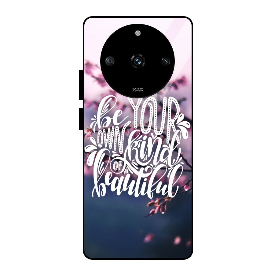 Own Kind of Beautiful Glass Back Case for Realme Narzo 60 5G