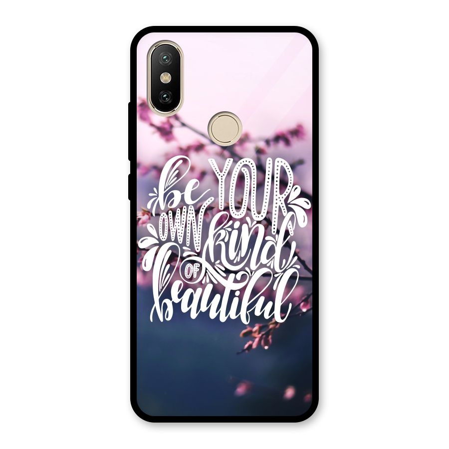Own Kind of Beautiful Glass Back Case for Redmi A2