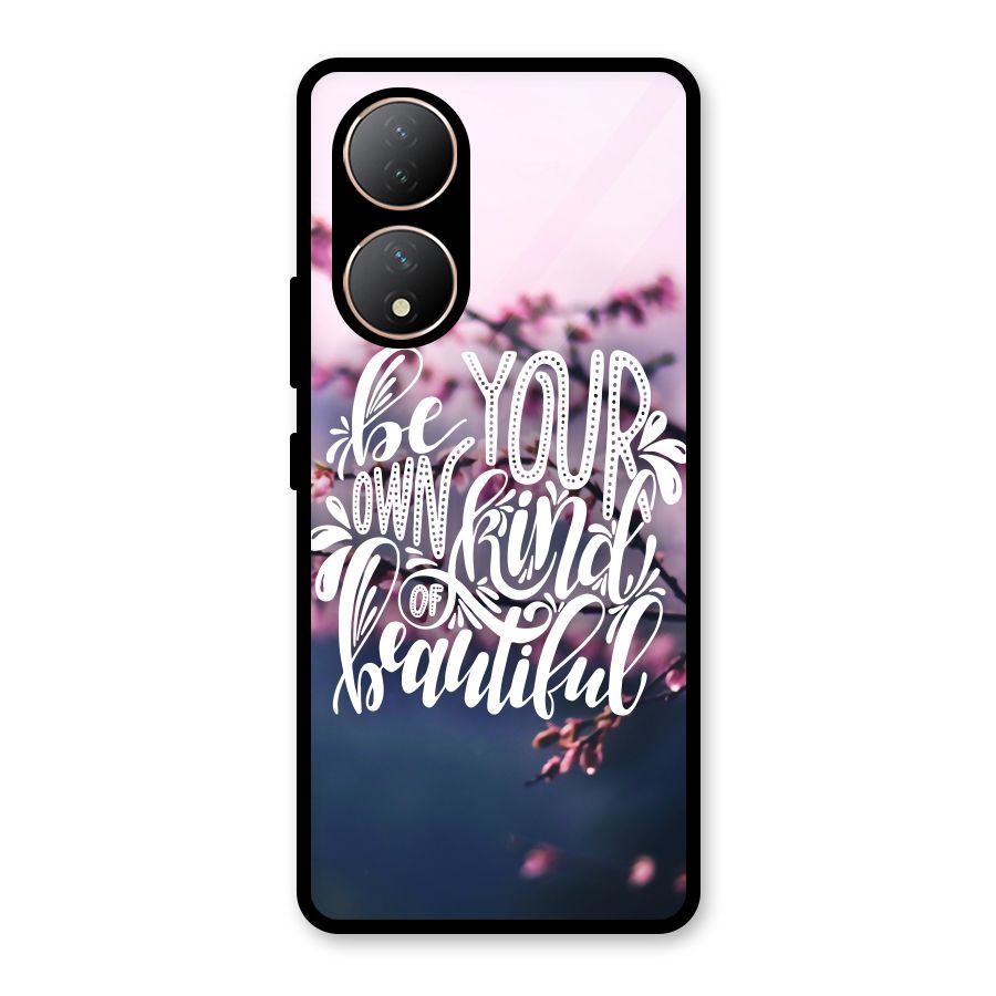 Own Kind of Beautiful Glass Back Case for Vivo Y100A