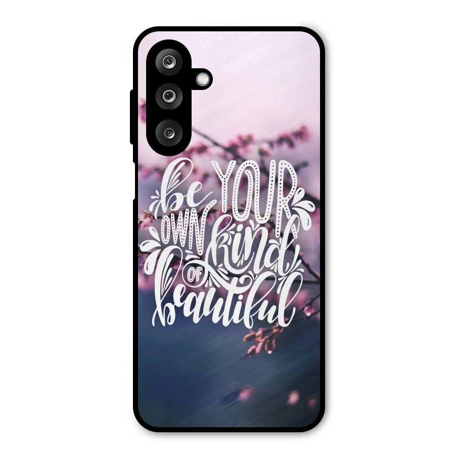 Own Kind of Beautiful Metal Back Case for Galaxy M36