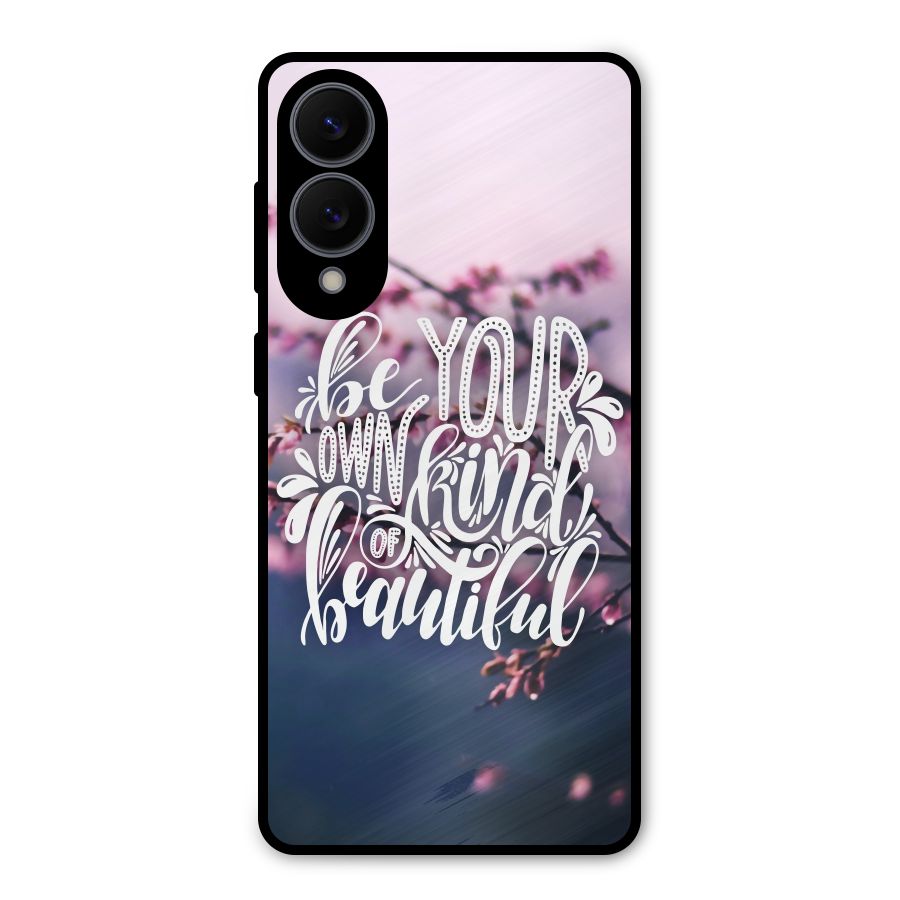 Own Kind of Beautiful Metal Back Case for Galaxy S25 Edge