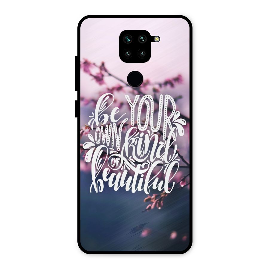 Own Kind of Beautiful Metal Back Case for Redmi Note 9