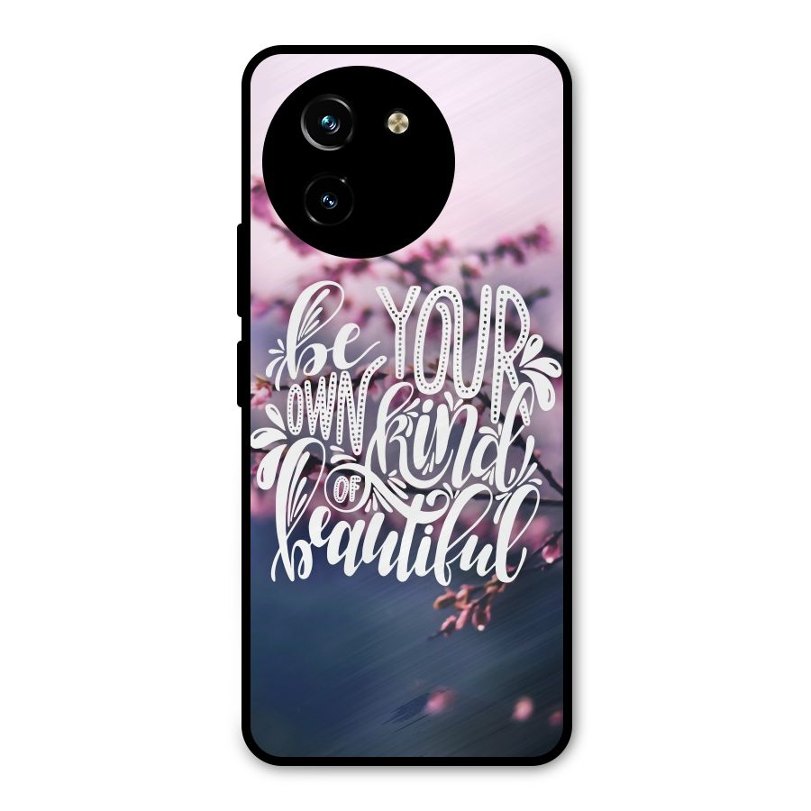 Own Kind of Beautiful Metal Back Case for Vivo T3x