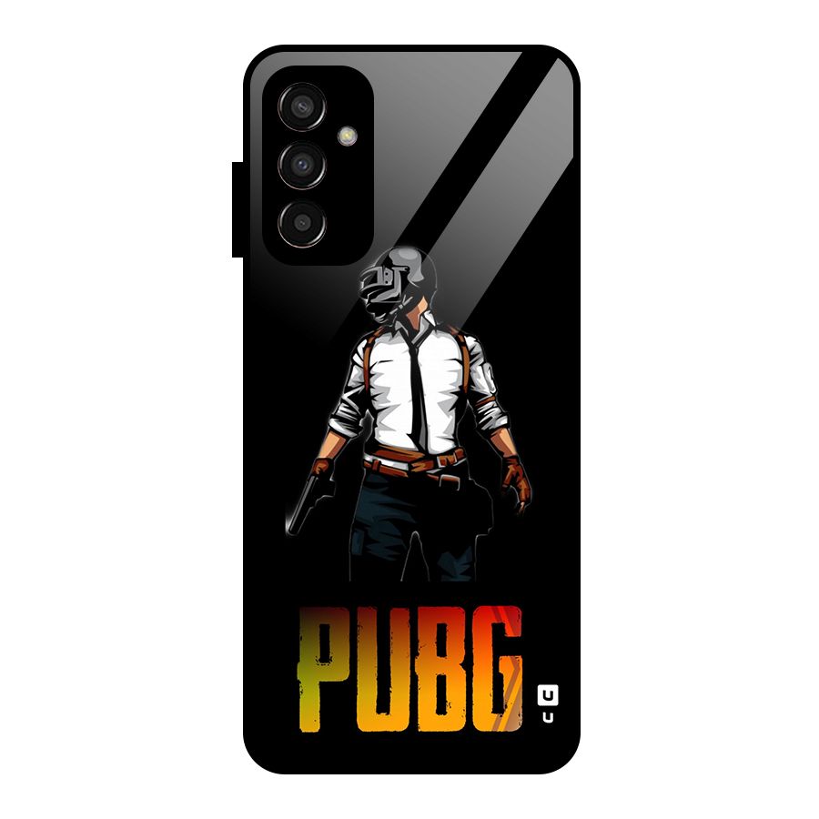 PUBG Game Art Glass Back Case for Galaxy F13