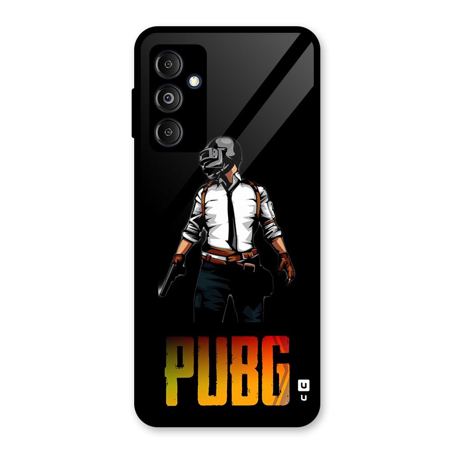 PUBG Game Art Glass Back Case for Galaxy M14 5G