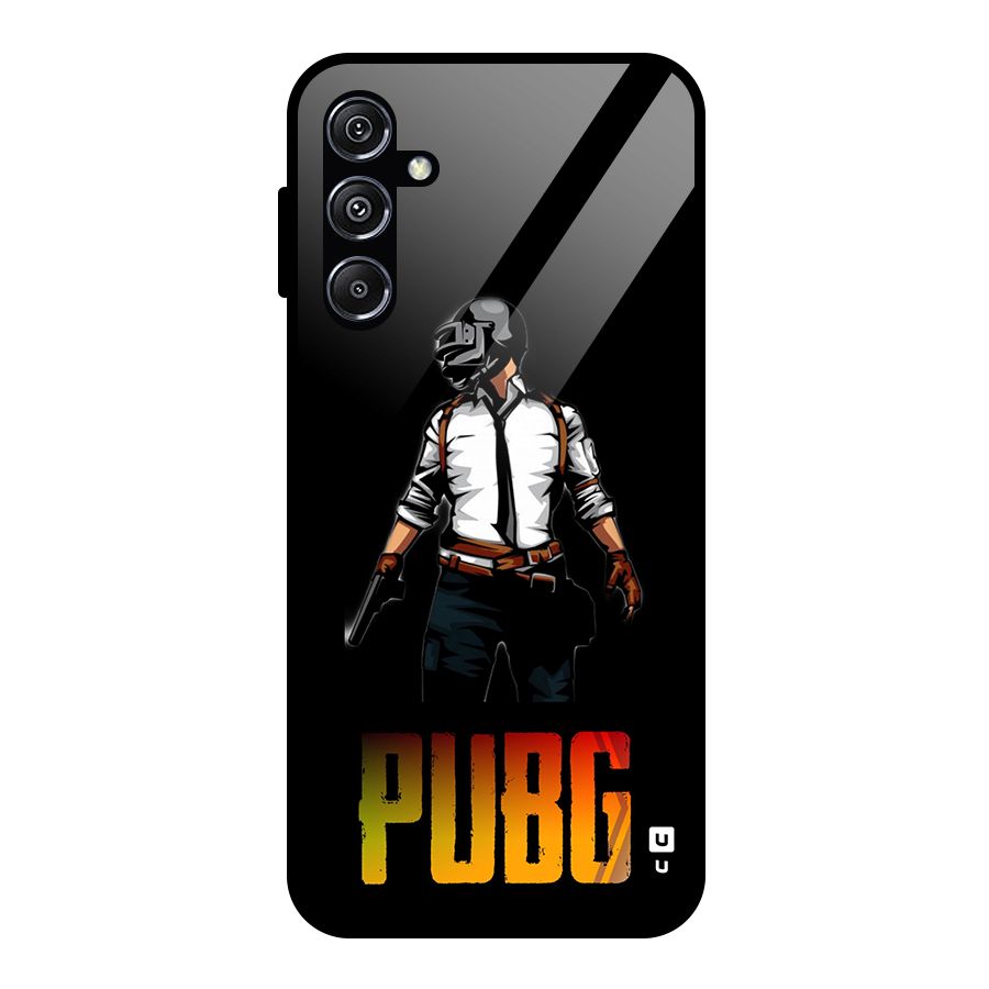 PUBG Game Art Glass Back Case for Galaxy M34 5G