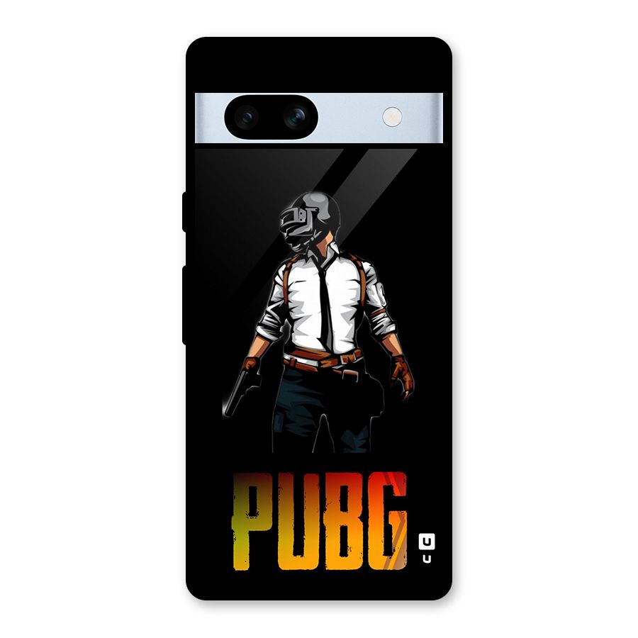 PUBG Game Art Glass Back Case for Google Pixel 7a