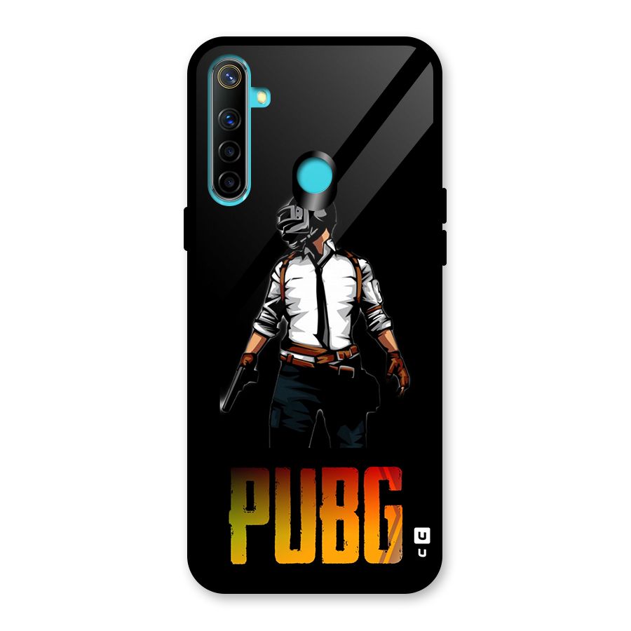 PUBG Game Art Glass Back Case for Realme Narzo 10