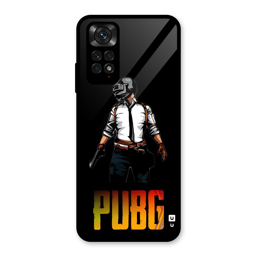 PUBG Game Art Glass Back Case for Redmi Note 11S