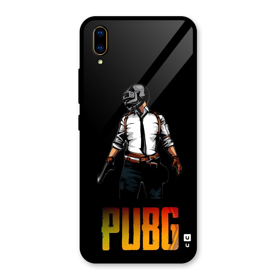 PUBG Game Art Glass Back Case for Vivo V11 Pro