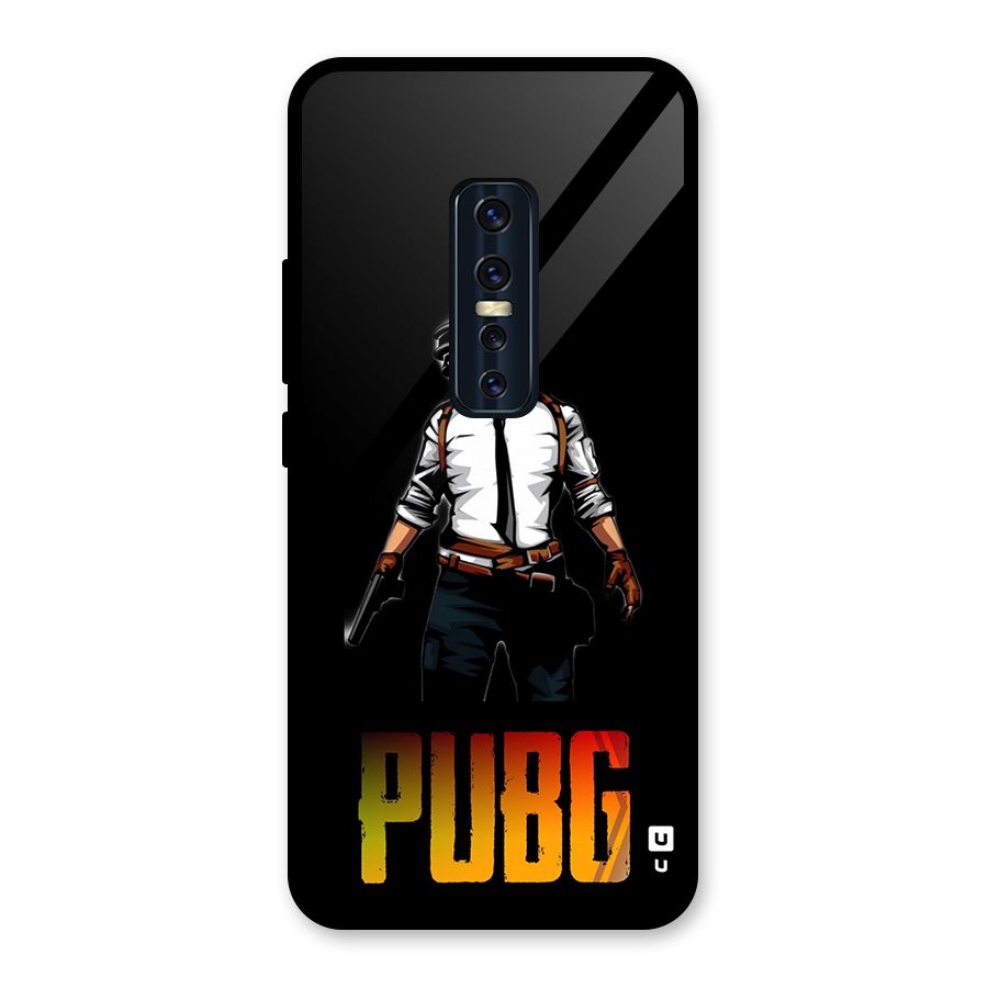 PUBG Game Art Glass Back Case for Vivo V17 Pro