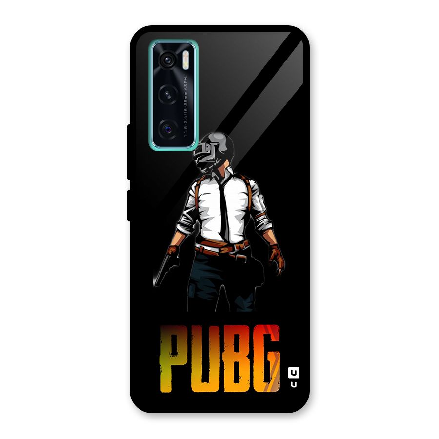 PUBG Game Art Glass Back Case for Vivo V20 SE