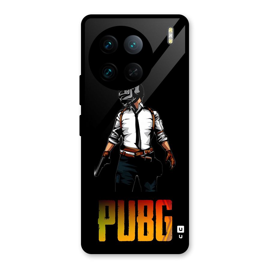 PUBG Game Art Glass Back Case for Vivo X90 Pro
