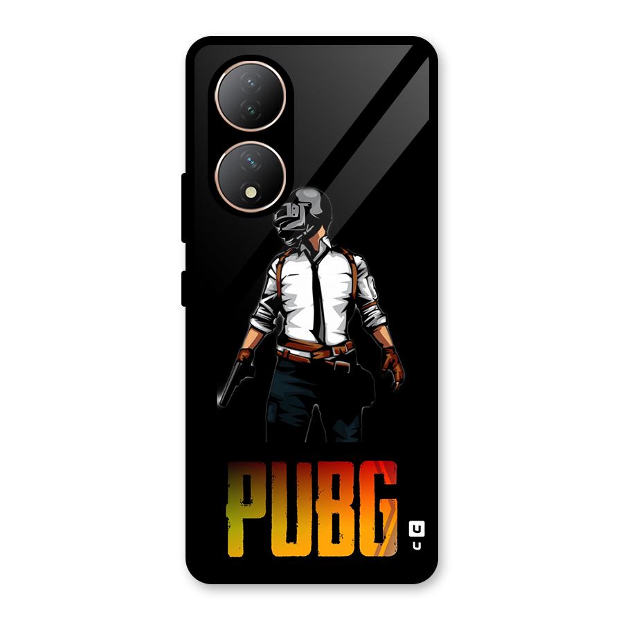 PUBG Game Art Glass Back Case for Vivo Y100A