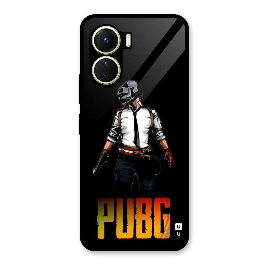PUBG Game Art Glass Back Case for Vivo Y56