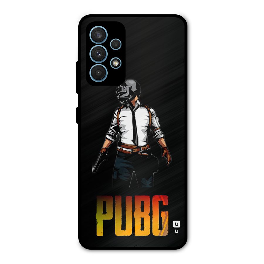 PUBG Game Art Metal Back Case for Galaxy A32
