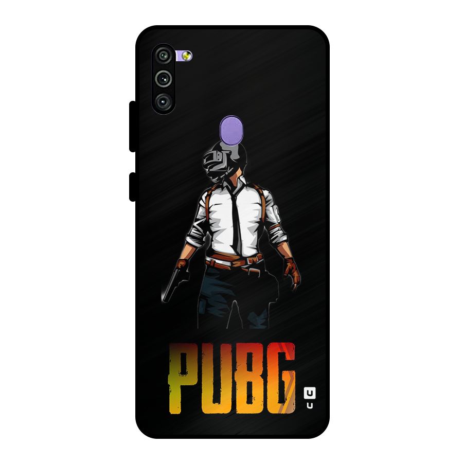 PUBG Game Art Metal Back Case for Galaxy M11