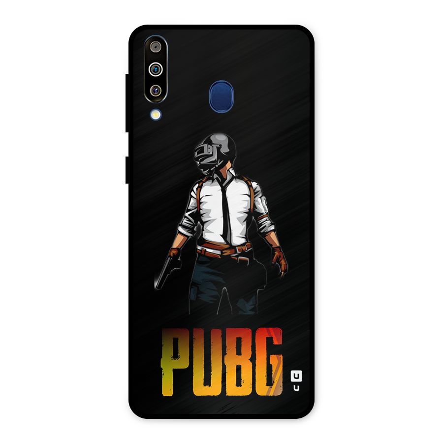 PUBG Game Art Metal Back Case for Galaxy M30