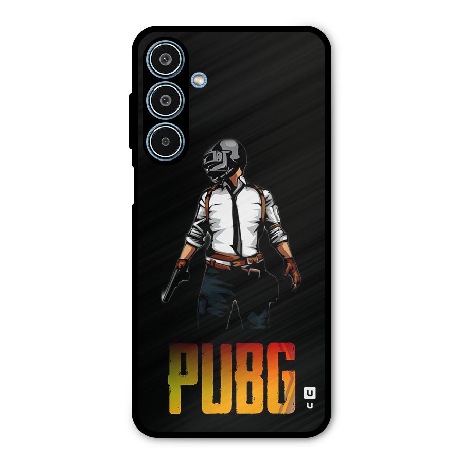 PUBG Game Art Metal Back Case for Galaxy M35