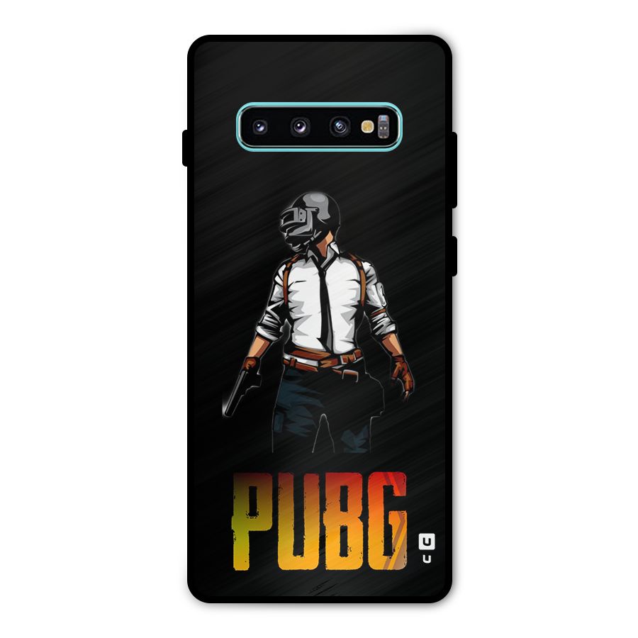PUBG Game Art Metal Back Case for Galaxy S10 Plus