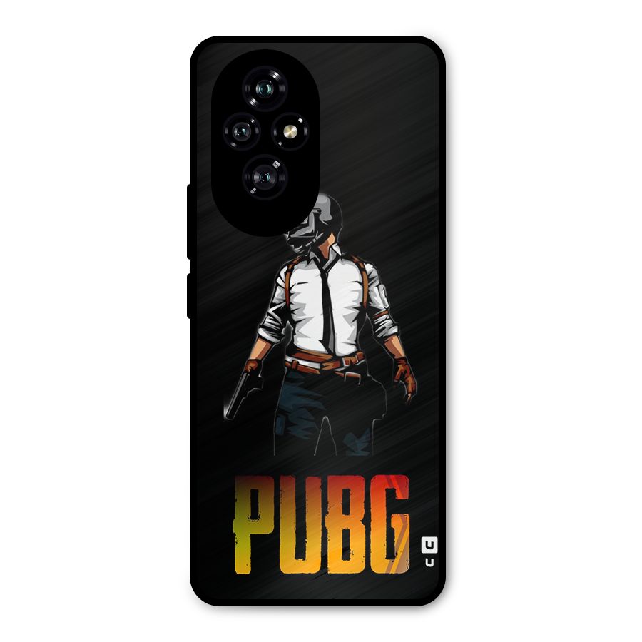 PUBG Game Art Metal Back Case for Honor 200