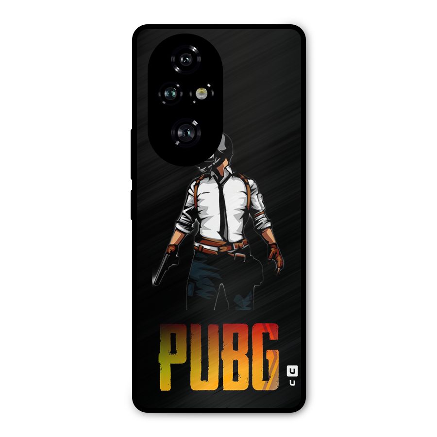 PUBG Game Art Metal Back Case for Honor 200 Pro