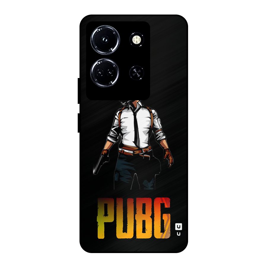 PUBG Game Art Metal Back Case for Infinix Note 30 5G