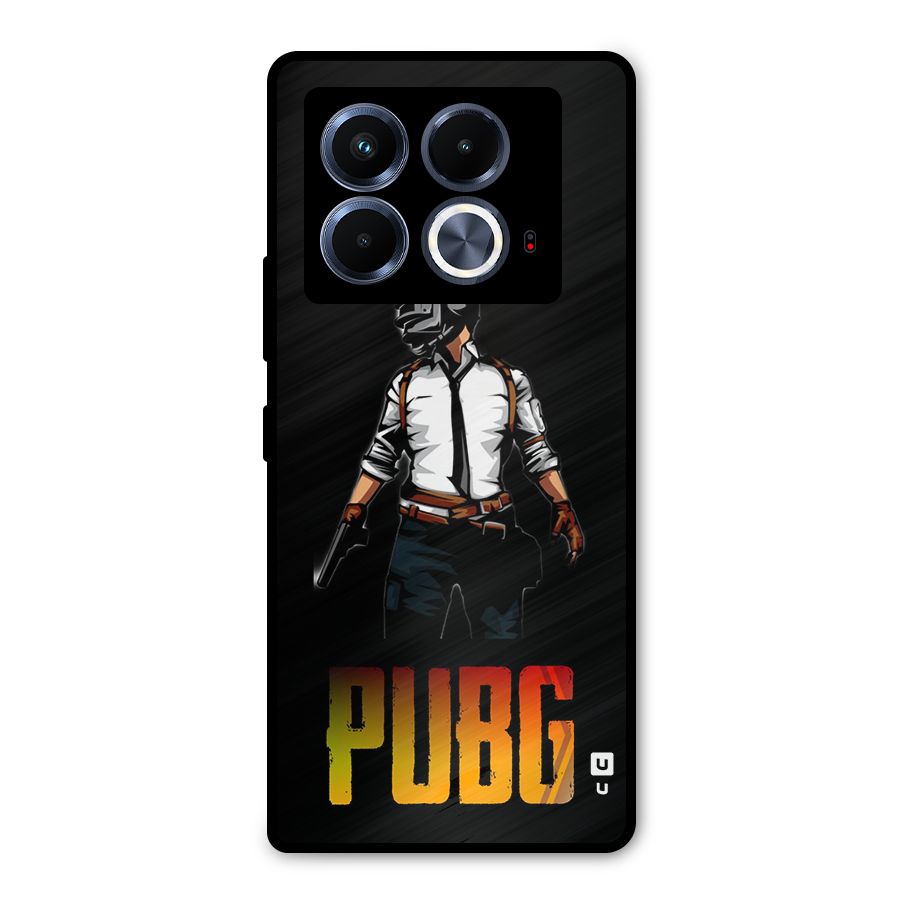 PUBG Game Art Metal Back Case for Infinix Note 40 5G